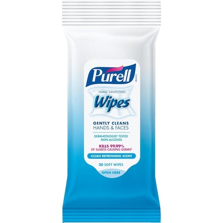 Purell Clean Refreshing Scent Hand Sanitizing Wipes, 20PK 9124-12-CMR